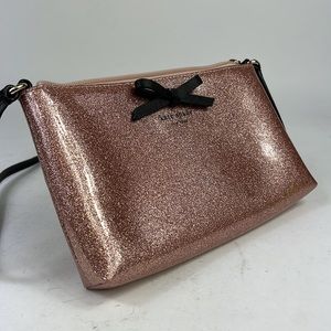 Kate Spade Amy Mavis Street Pink Pantene Leather Crossbody Purse